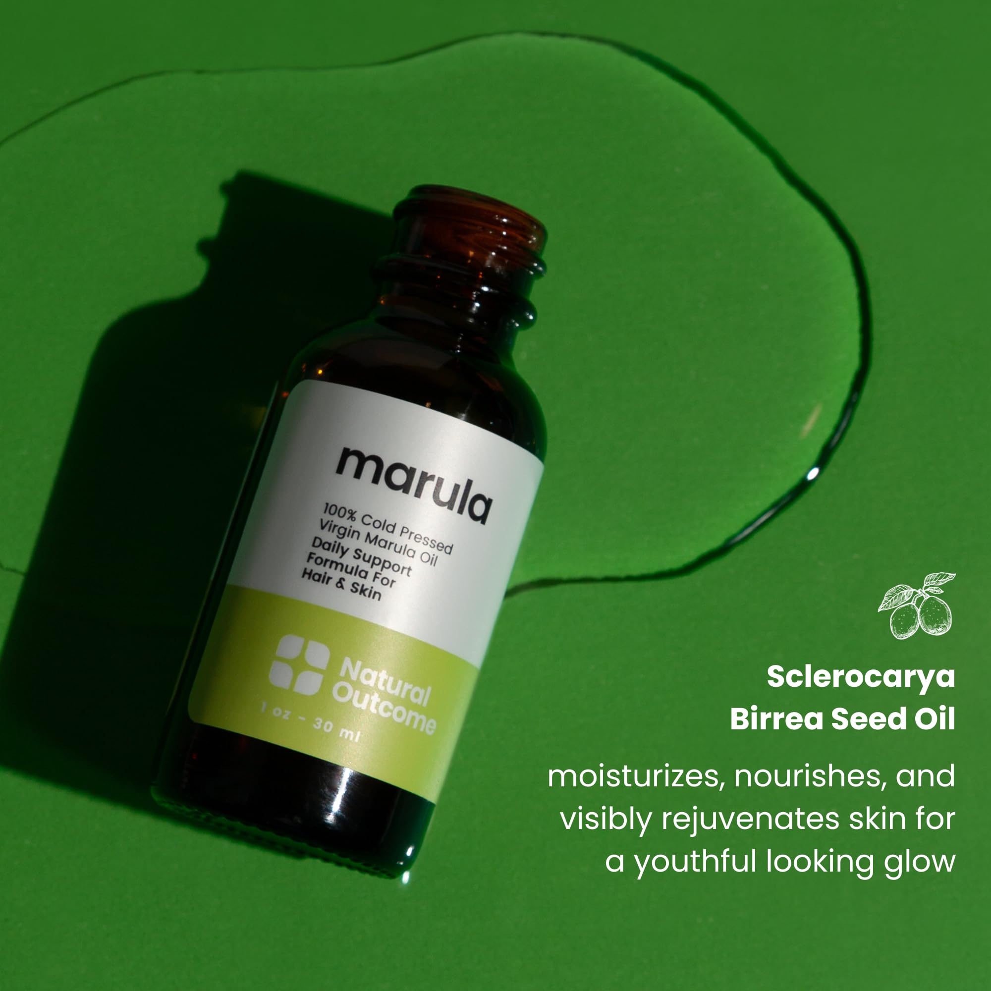 Amazon.com: natural outcome Marula Oil 100% Pure Cold-Pressed